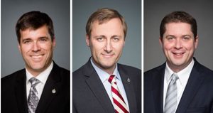 Pierre Lemieux Brad Trost and Andrew Scheer